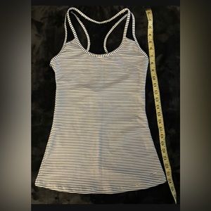 O’Neill stretchy striped crochet athletic top